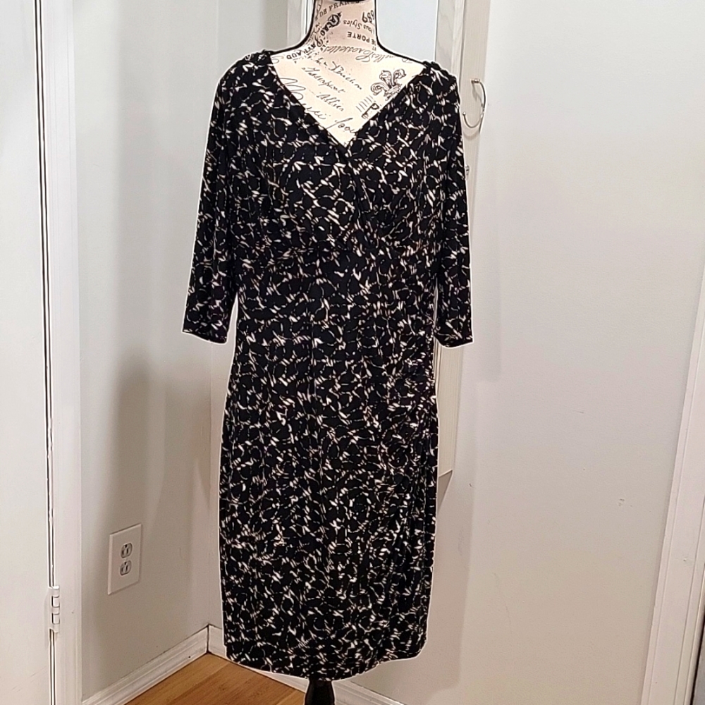 Ralph Lauren Black and White Dress